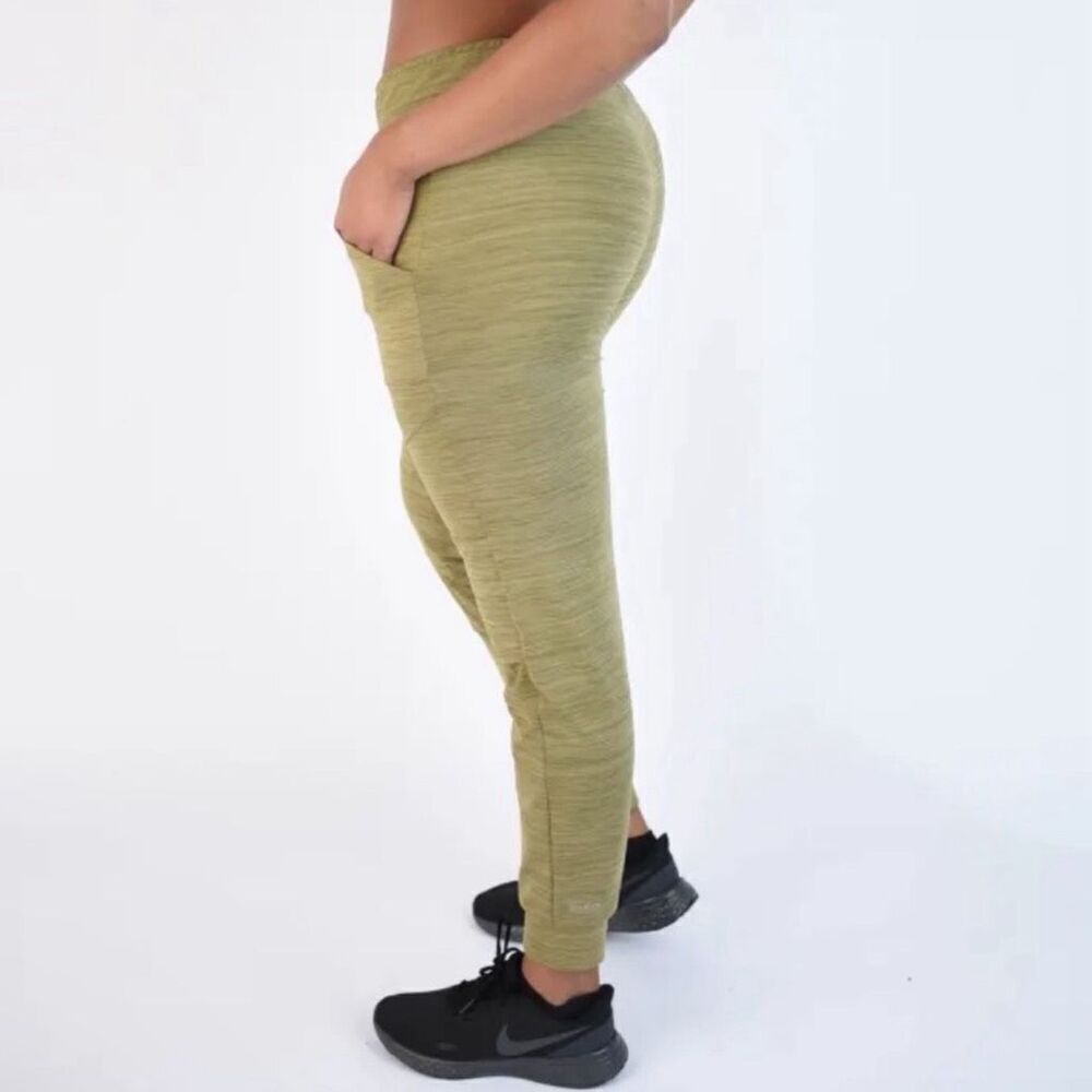 Fleo Harley Moto Jogger Pant in Heather Sage Green Size Small - Picture 4 of 9